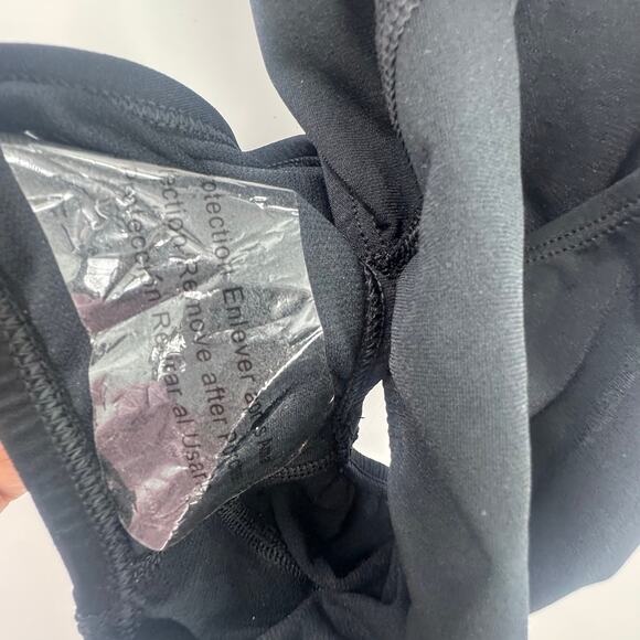 Nike Hydrastrong Racerback Cut-Out One Piece Swimsuit Black Size 4 NWT - Picture 7 of 10